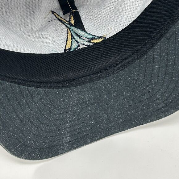 Vintage Lake Tahoe Hat Baseball Cap California Nevada Sailing Boat Snapback Gray - Picture 5 of 9